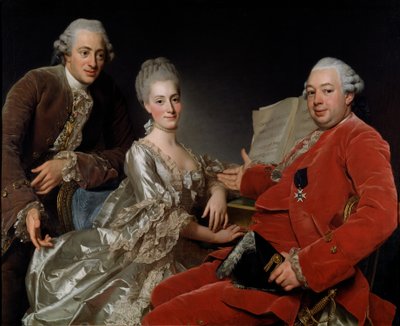 John Jennings Esq. e suo fratello e cognata da Alexander Roslin