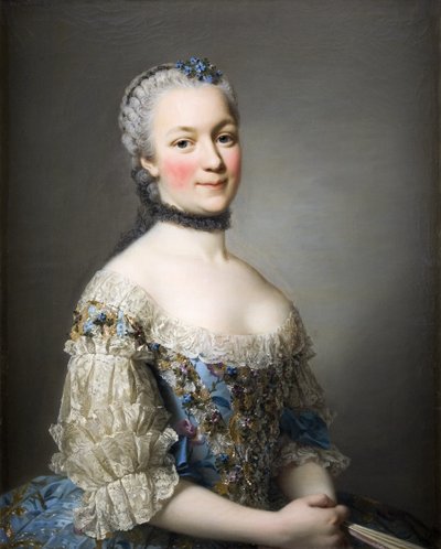 Ritratto, donna da Alexander Roslin