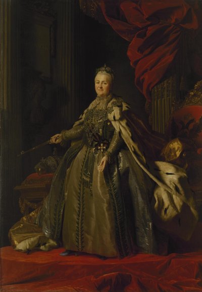 Ritratto di Caterina II, 1776-77 da Alexander Roslin
