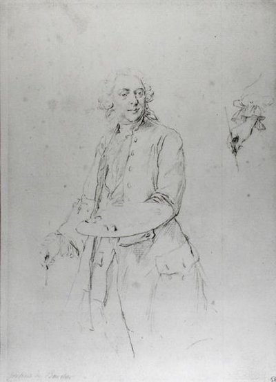 Ritratto di Francois Boucher (1703-70) da Alexander Roslin