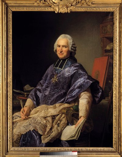 Ritratto di Joseph Marie Terray (1715-1778) abate di Molesmes, Ministro da Alexander Roslin