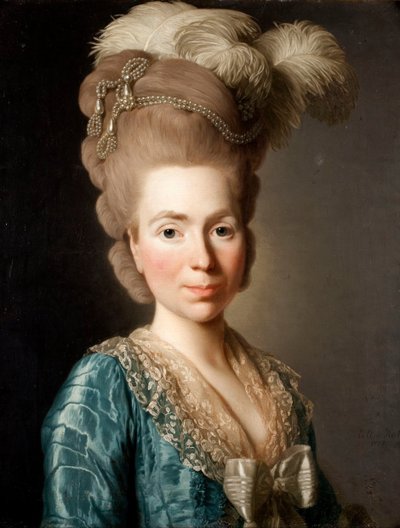 Ritratto della principessa Natalya Petrovna Galitzine da Alexander Roslin