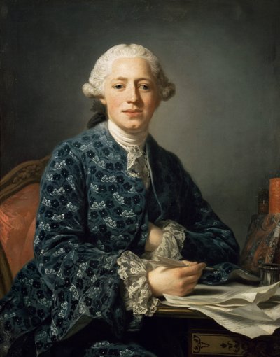 Ritratto di Thure Leonard Klinckowström 1735-1821, 1758 da Alexander Roslin