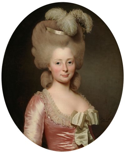 Ritratto di dama da Alexander Roslin