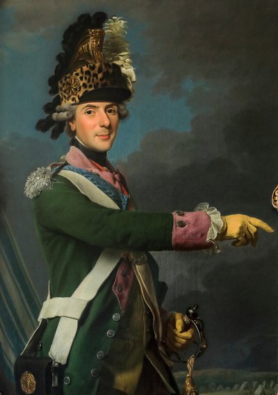 Il Delfino, Luigi-Ferdinando in uniforme da dragone da Alexander Roslin