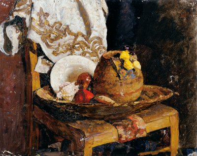 Natura morta con brocca e frutta da Alexander Rothaug