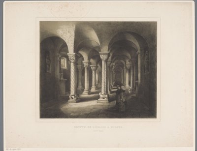 Cripta della chiesa abbaziale di Rolduc da Alexander Schaepkens