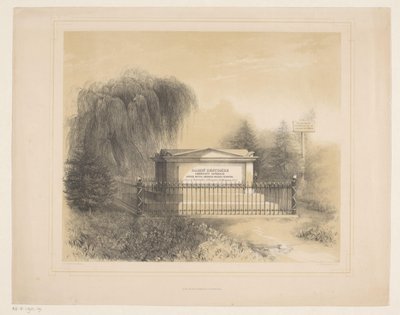 Tomba di Andries Jan Jacob barone des Tombe da Alexander Schaepkens