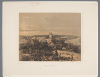 Rovine del castello di Wilhelmstein da Alexander Schaepkens