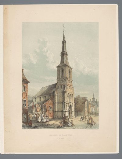 Chiesa di San Martino a Sint-Truiden da Alexander Schaepkens