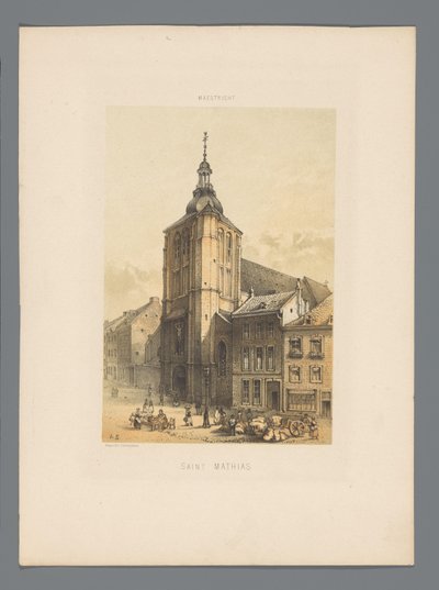 Chiesa di San Mattia a Maastricht da Alexander Schaepkens
