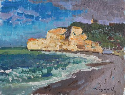 Onde sulle scogliere costiere da Alexander Shandor