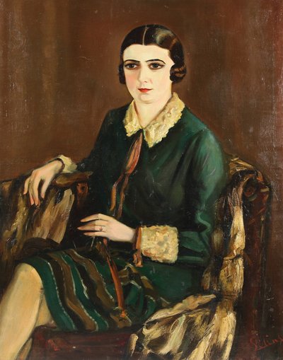 Ritratto di Lilya Brik da Alexander Silins