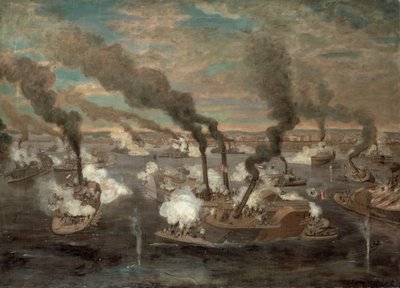 Grande Battaglia Navale di Memphis, Tennessee il 6 giugno, 1862 da Alexander Simplot