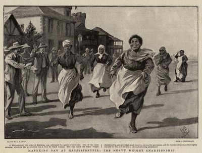 Giorno di Mafeking a Matjesfontein, il campionato dei pesi massimi da Alexander Stuart Boyd