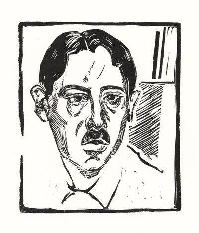 Autoritratto, 1919 da Alexander Vasilyevich Shevchenko