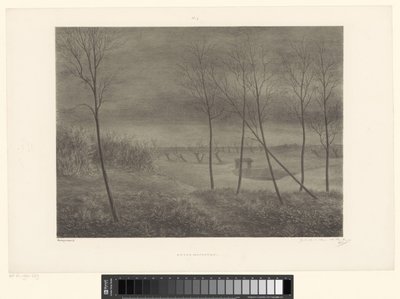 Paesaggio notturno da Alexander Ver Huell (signed by artist)