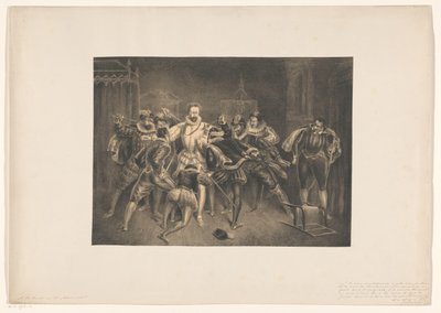 Omicidio di Enrico di Guisa da Alexander Ver Huell (signed by artist)