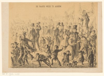 Persone al Pascolo di Pasqua ad Arnhem da Alexander Ver Huell