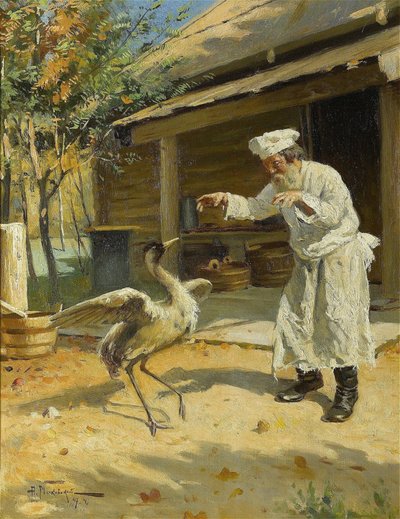 Gru danzante da Alexander Vladimirovich Makovsky