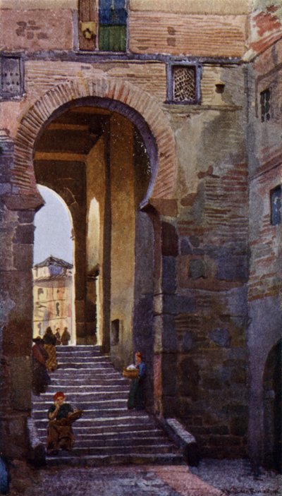 Puerta Del Zocodover, Toledo da Alexander Wallace Rimington