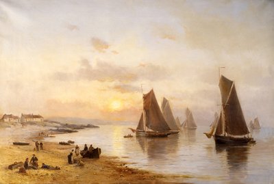 Quando le Barche Tornano a Casa, Spiaggia di Skerries, Sera da Alexander Williams