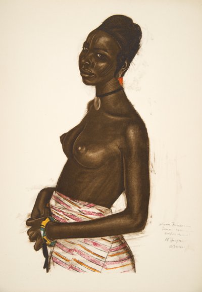 Arima Bossonou. Femme Kanembou (NGuigmi), da Dessins et Peintures d