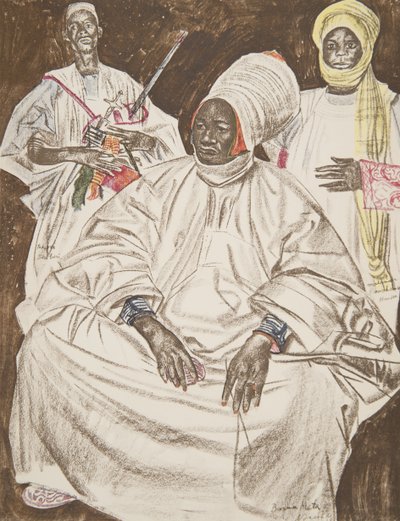 Barma Mata, Sultano di Zinder, da Dessins et Peintures d