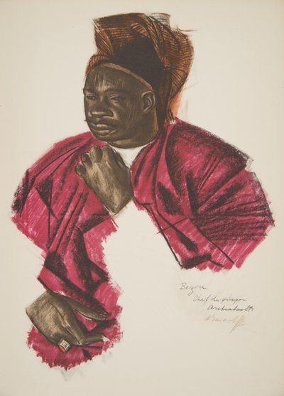 Bezou, capo di gruppo (Fort Archambault), da Dessins et Peintures d