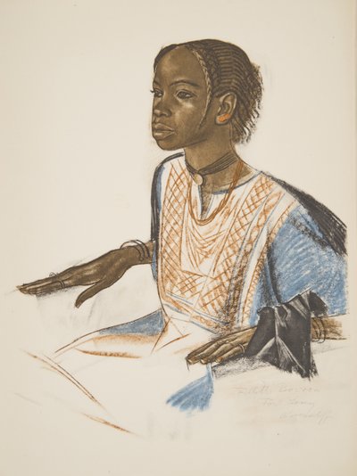 Bambina Bornou (Fort Lamy), da Dessins et Peintures d
