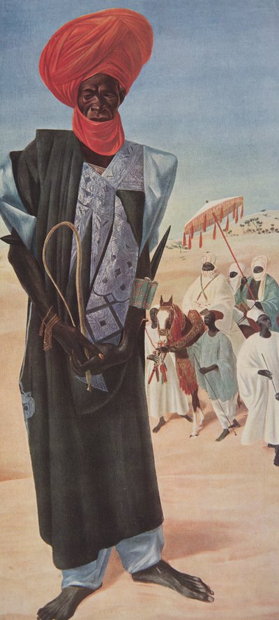 Magemma, capo dei cavalieri del Sultano Sery ussa di Maradi, territorio del Niger, da Dessins et Peintures d