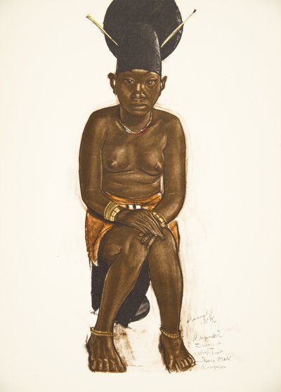 Napudre, donna di Tuba (Niangara) Haut Ouelle, da Dessins et Peintures d