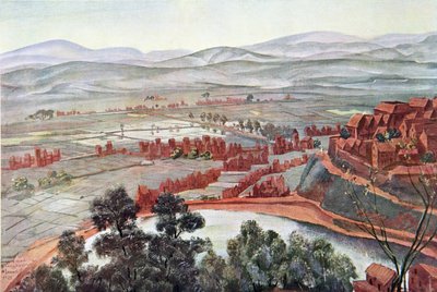 Tananarive, vista del Palazzo della Regina, da Dessins et Peintures d