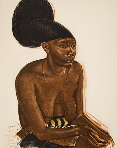 Uru, la Mangbeou (Niangara) haut Ouelle, da Dessins et Peintures d