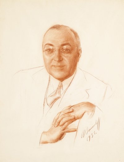 Ritratto di Boris Alexandrovich Bakhmeteff 1880-1951, 1935 da Alexander Yevgenyevich Yakovlev