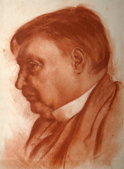 Ritratto del compositore Alexander Glazunov da Alexander Yevgenyevich Yakovlev