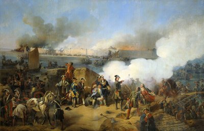 Assalto alla Fortezza Svedese di Nöteborg da parte delle Truppe Russe, 11 Ottobre 1702, 1846 da Alexander von Kotzebue