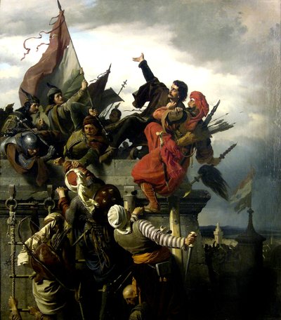 Il sacrificio di Titusz Dugovics da Alexander von Wagner