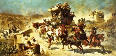 La diligenza spagnola a Toledo da Alexander von Wagner