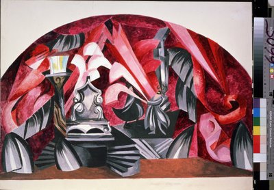 Scenografia per la pièce "Romeo e Giulietta" di William Shakespeare da Alexandra Alexandrowna Exter
