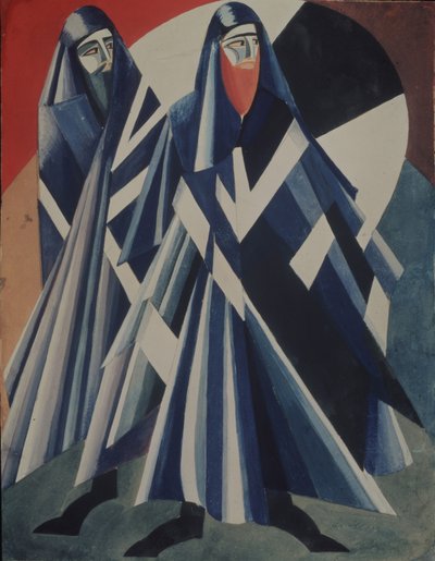 Costume ebraico per la pièce teatrale Salomè di O. Wilde, 1917 da Alexandra Alexandrowna Exter