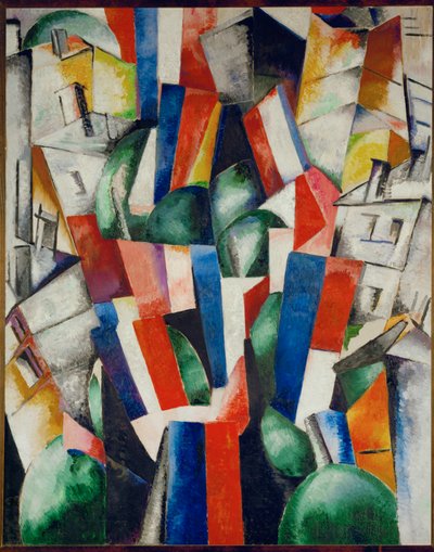 Città ... (pittura su tela) da Alexandra Alexandrovna Exter