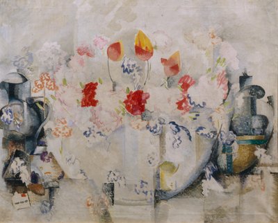 Vaso con fiori da Alexandra Alexandrowna Exter