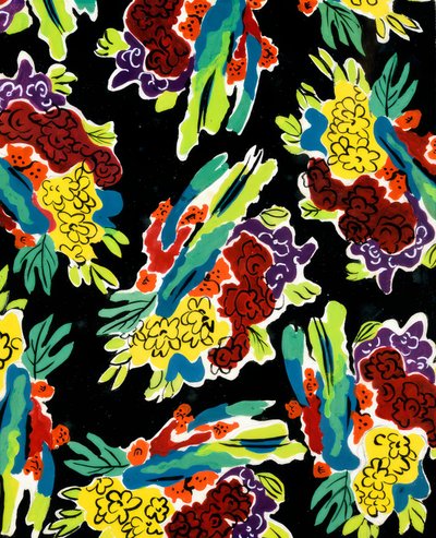 Composizione decorativa, singoli fiori da Alexandra Alexandrowna Exter