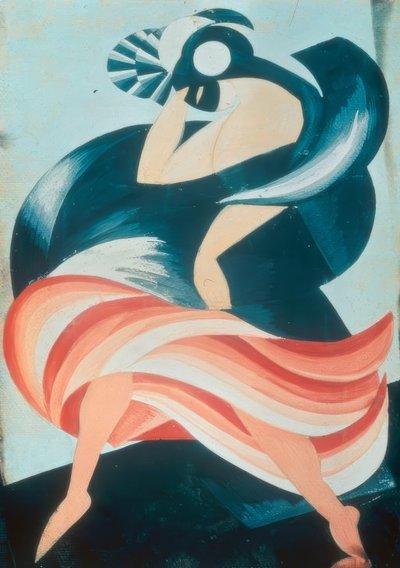 Figurina della terza maschera femminile da Alexandra Alexandrowna Exter
