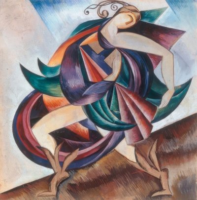 Figurina della rappresentazione Mosca, Teatro Kamerny, 17 maggio 1921 da Alexandra Alexandrowna Exter