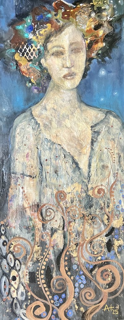 Ritratto mistico dorato da Alexandra Higgins