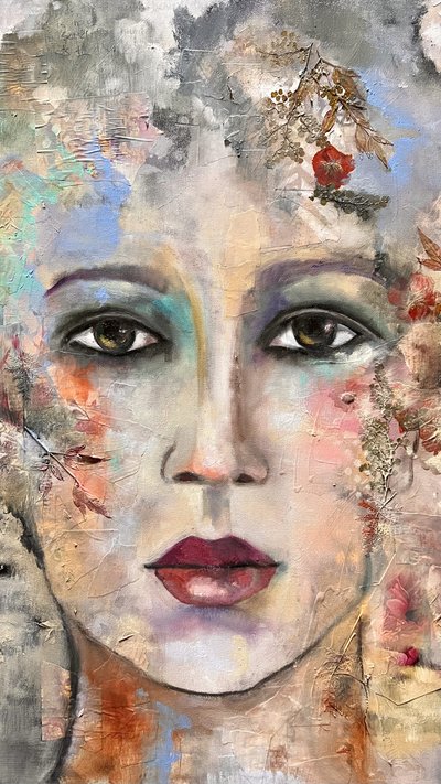 Ritratto floreale moderno da Alexandra Higgins