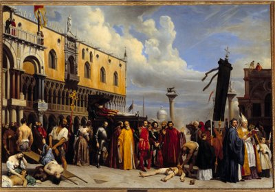 Onori funebri a Tiziano da Alexandre Jean Baptiste Hesse