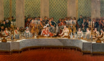 Il banchetto per il matrimonio di Napoleone Bonaparte (1769-1821) e Maria Luisa d